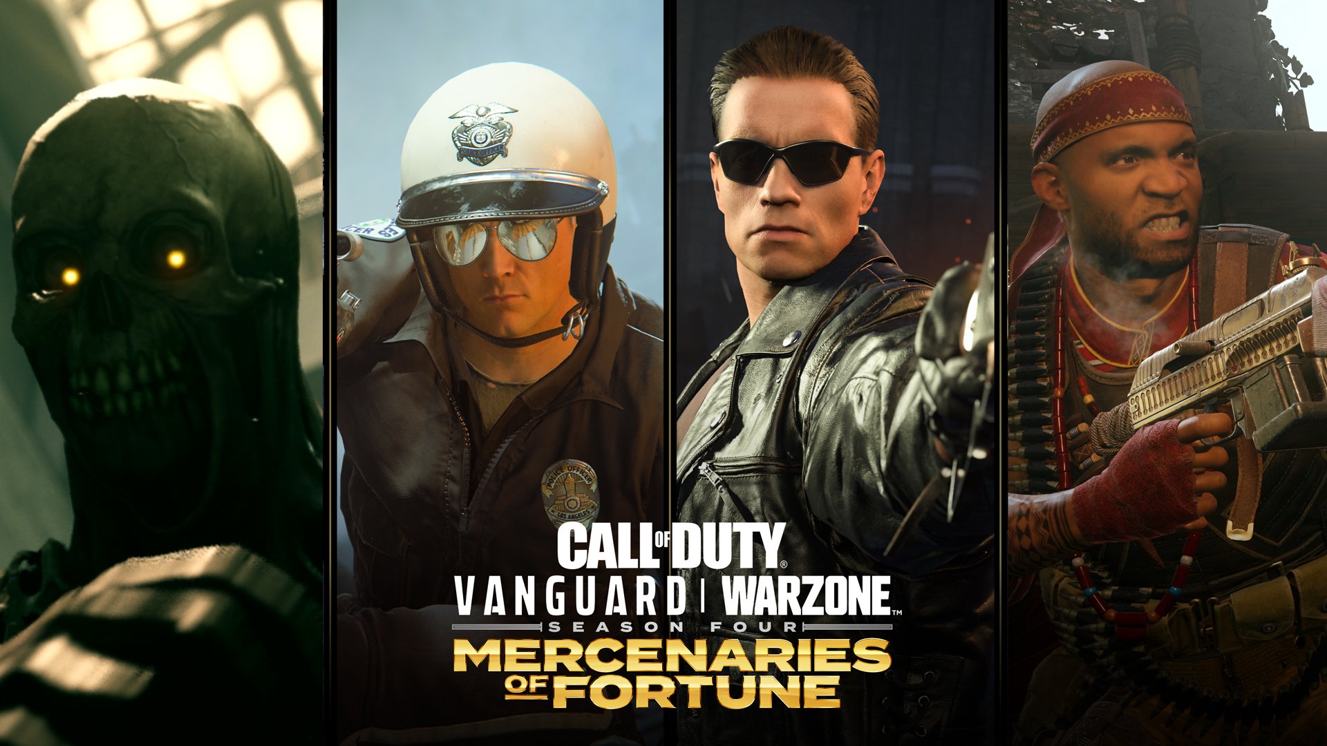 Nuevos paquetes Terminator por tiempo limitado para Call of Duty: Vanguard y Warzone