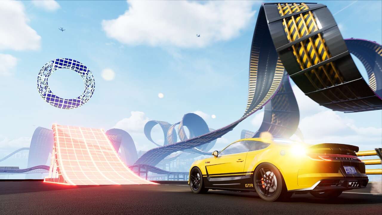 Wreckreation parece Burnout Paradise aplastado junto con Trackmania