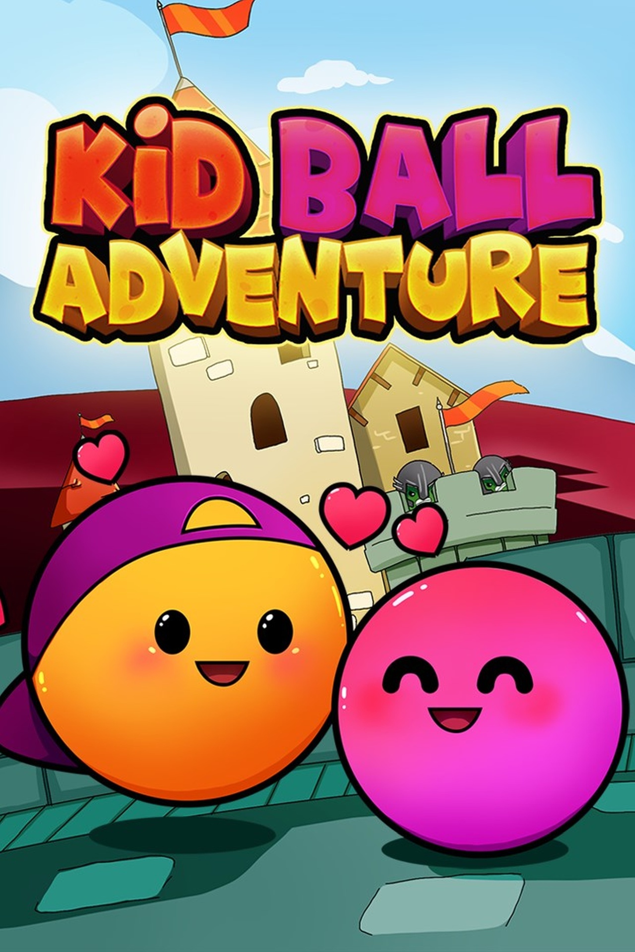 Arte de la caja de aventuras de Kid Ball