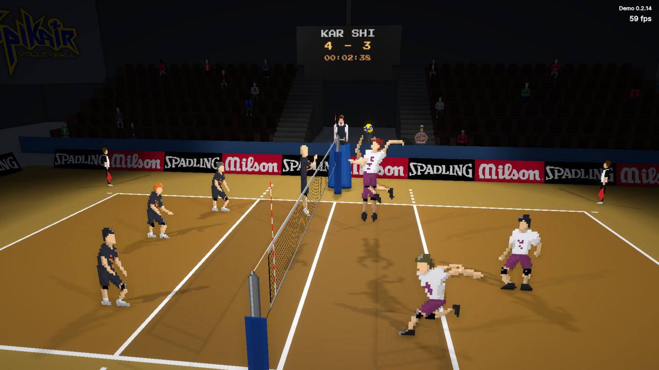 Spikair Volleyball es un gran juego de voleibol inspirado en Haikyu para Steam Deck