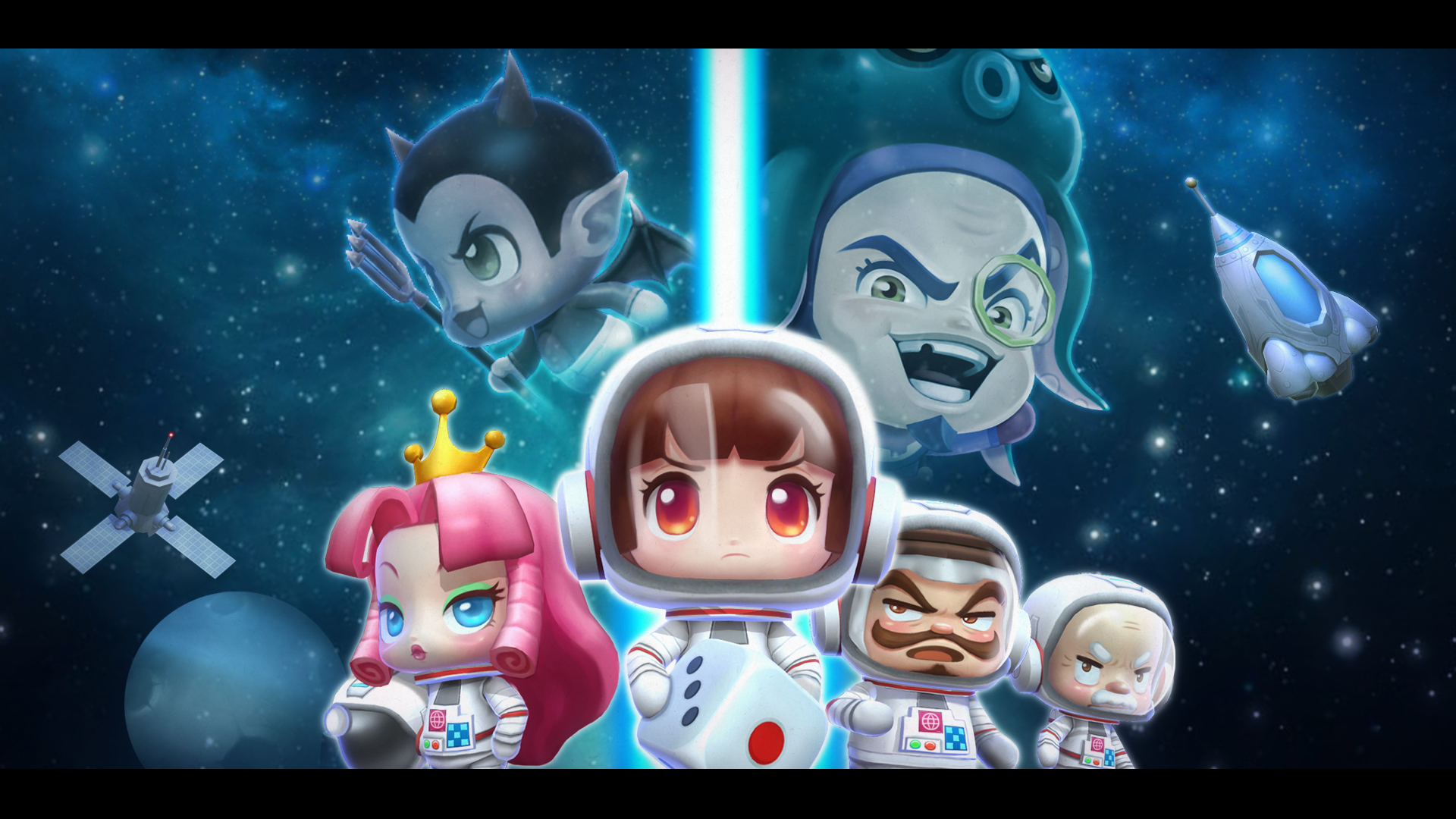 primer plano de personajes