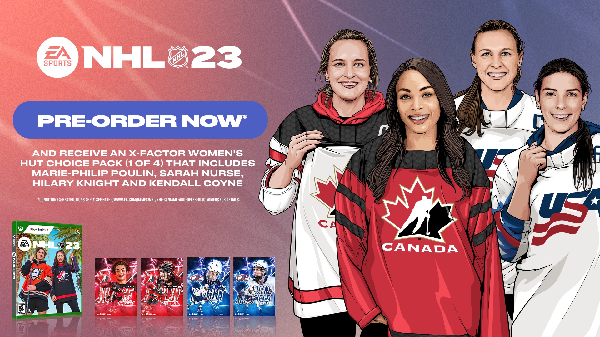 Diapositiva de reserva de NHL 23