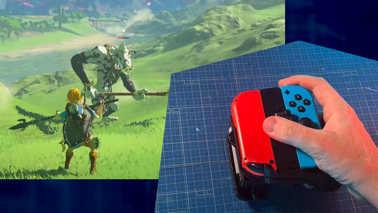 Modder crea un controlador Joy-Con de Nintendo Switch con una sola mano