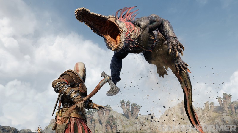 El combate de God of War Ragnarök te permite 'jugar con tu comida'