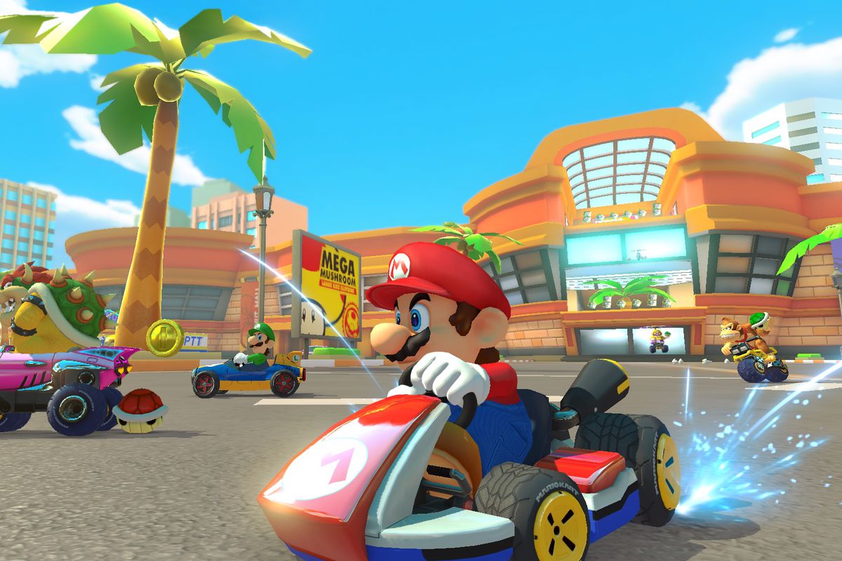 La pista de Coconut Mall de Mario Kart 8 recibió una actualización salvaje, e Internet se está dando cuenta
