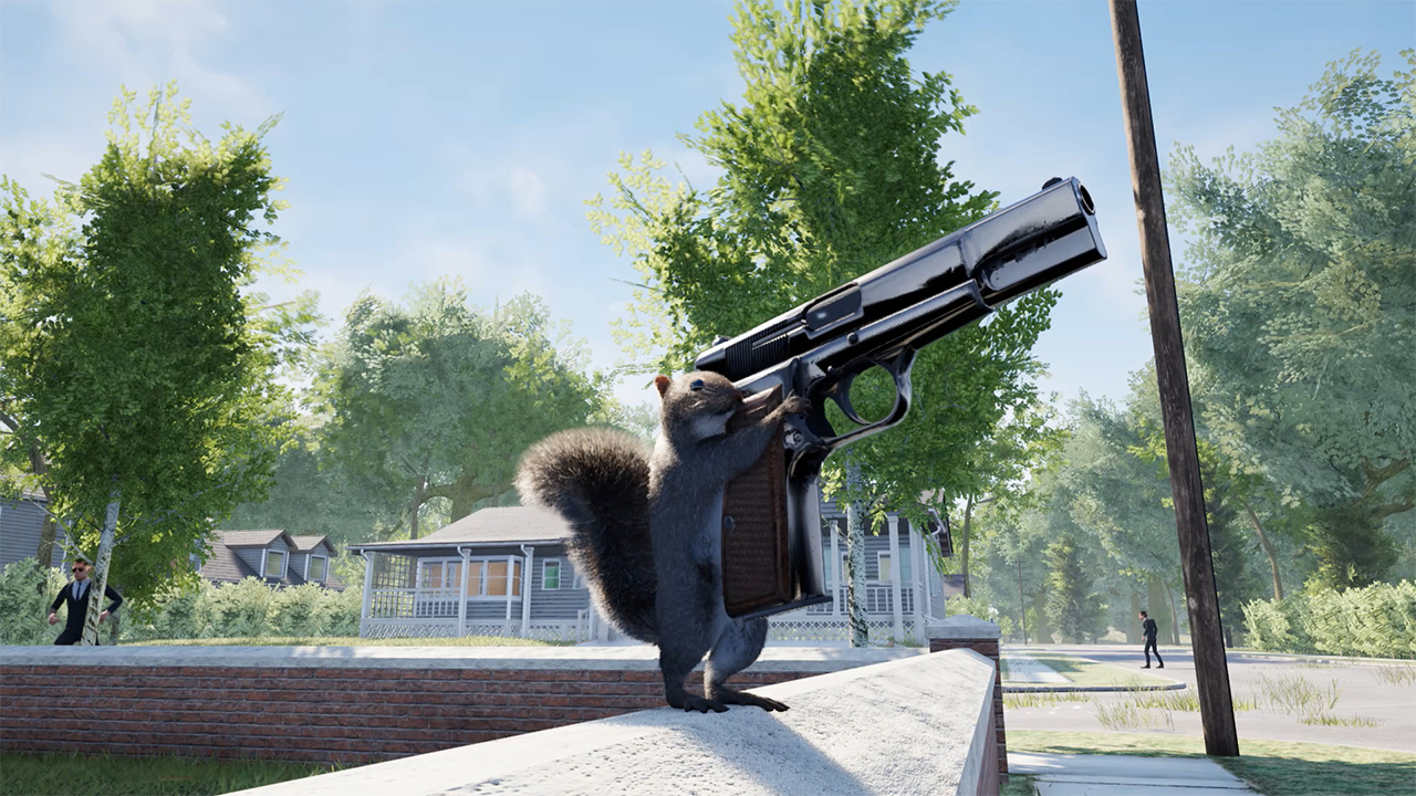 Squirrel With a Gun es un próximo juego de Steam construido en Unreal Engine 5 sobre una ardilla con... bueno... un arma