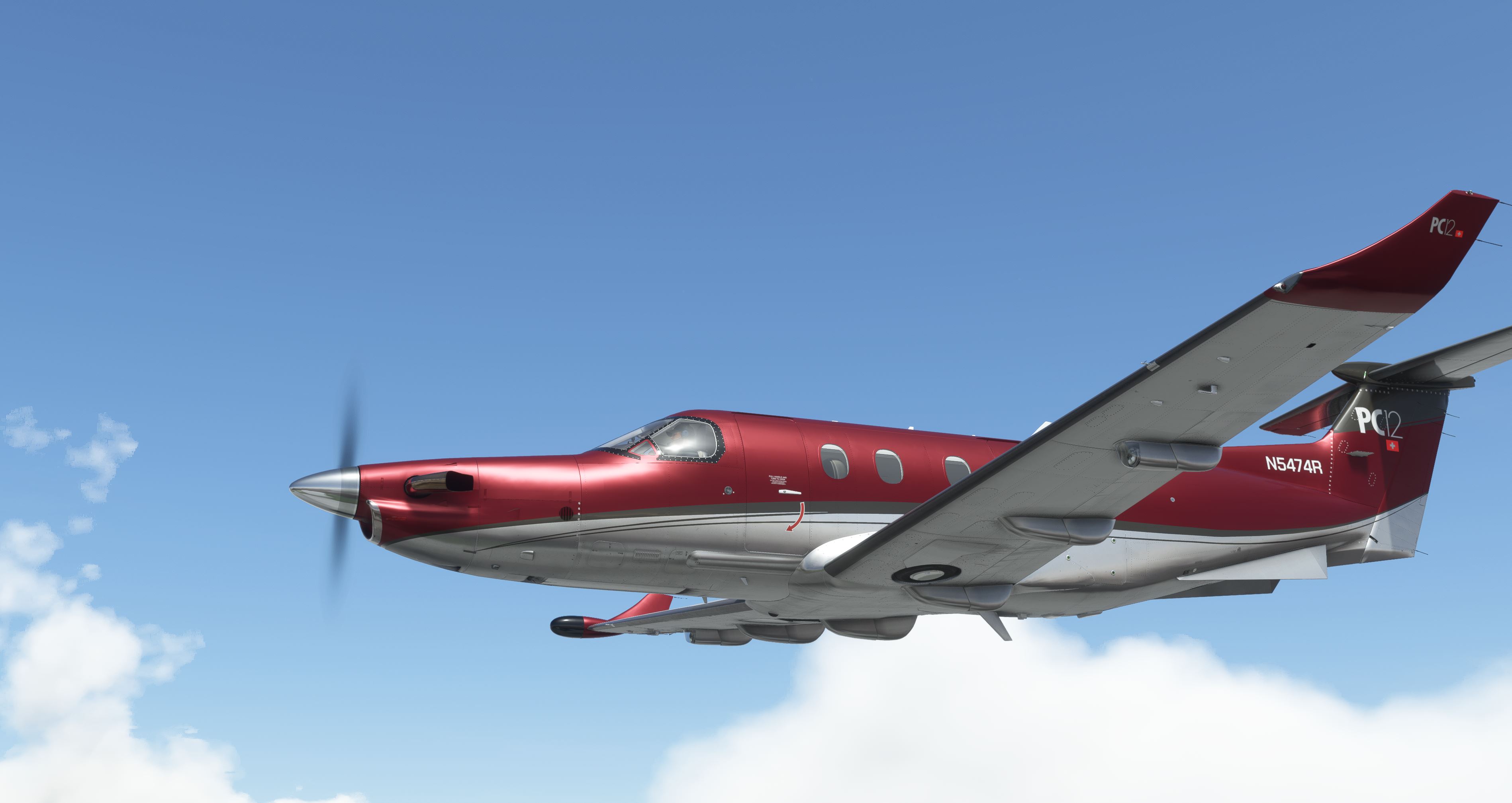 Microsoft Flight Simulator - Carenado PC12 Captura de pantalla