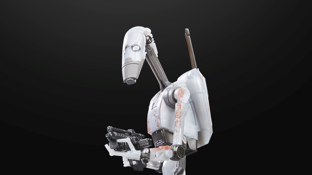 Star Wars: Republic Commando's Battle Droid obtiene una impresionante figura de la serie Black