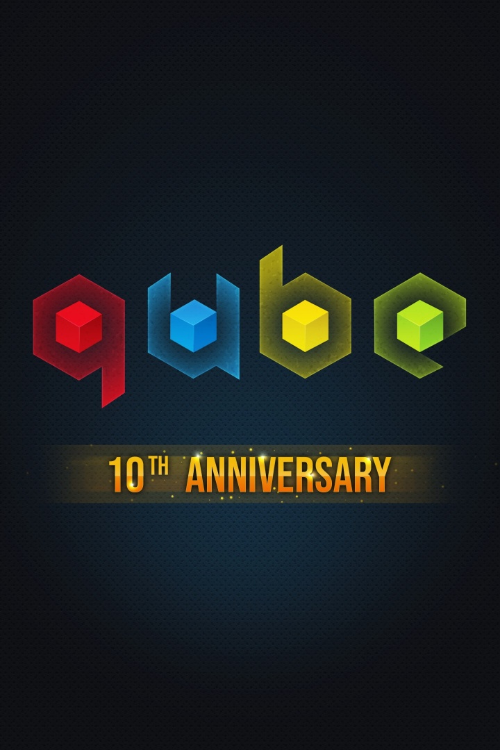 QUBE: arte de la caja del décimo aniversario
