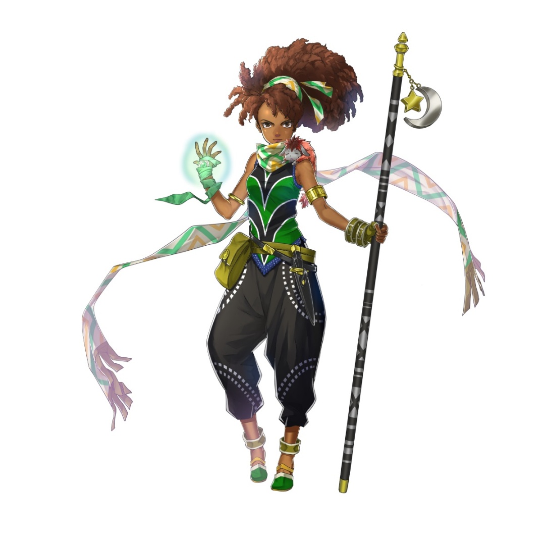 Eiyuden Chronicle: Hundred Heroes - Arte de personajes de Marisa