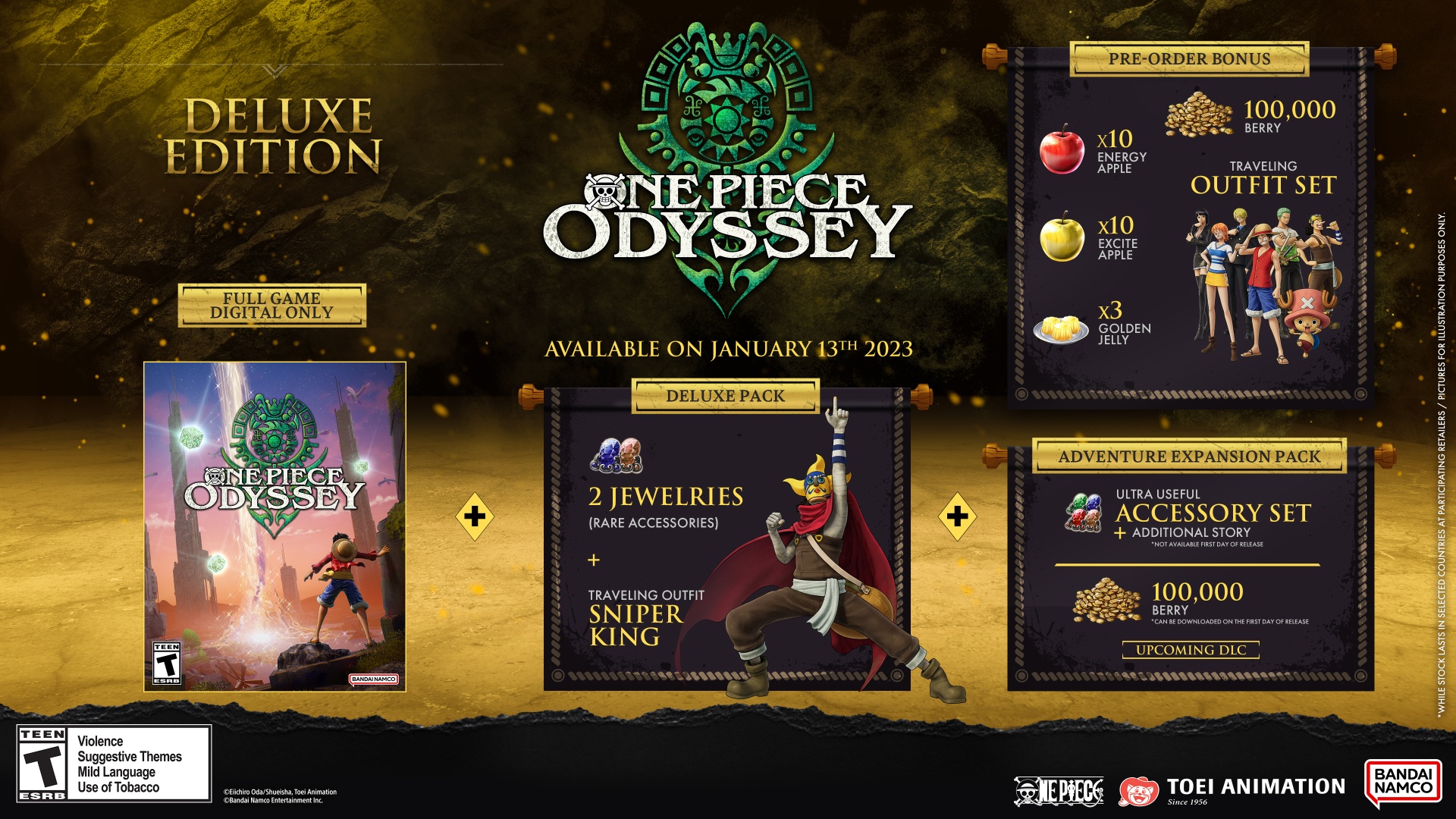 Captura de pantalla de One Piece Odyssey
