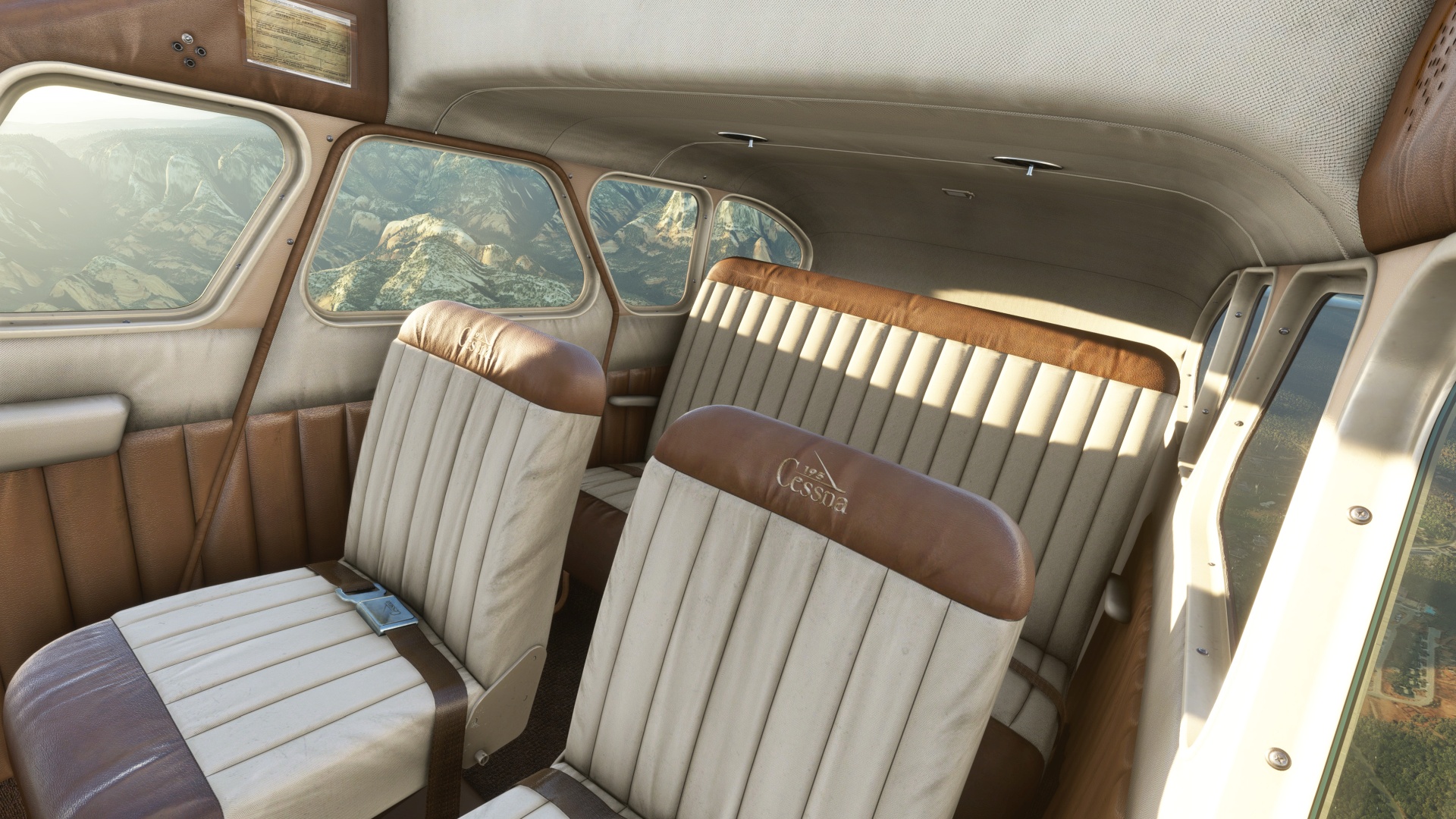 Microsoft Flight Simulator - Leyenda local VII: Cessna 195 Businessliner Captura de pantalla