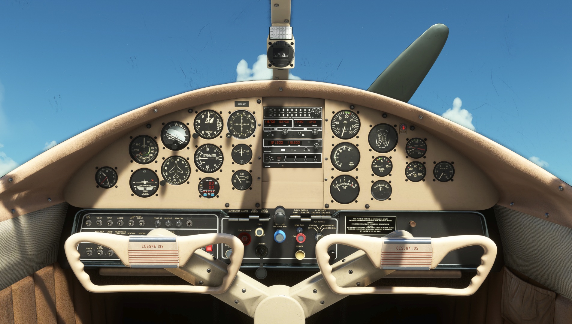 Microsoft Flight Simulator - Leyenda local VII: Cessna 195 Businessliner Captura de pantalla