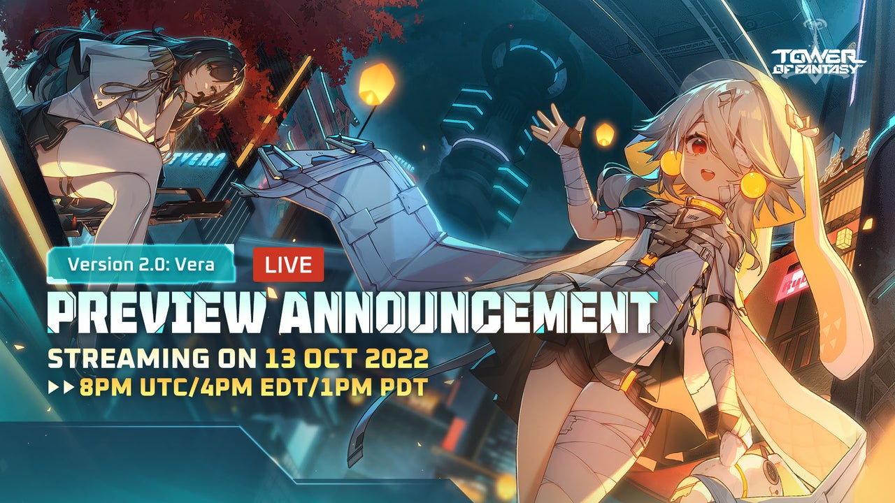 Tower of Fantasy versión 2.0: anuncio de vista previa de Vera: cómo mirar y qué esperar