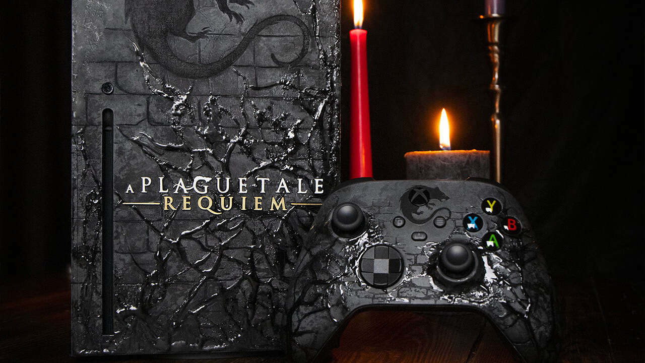 Esta Xbox personalizada para A Plague Tale se ve realmente impresionante