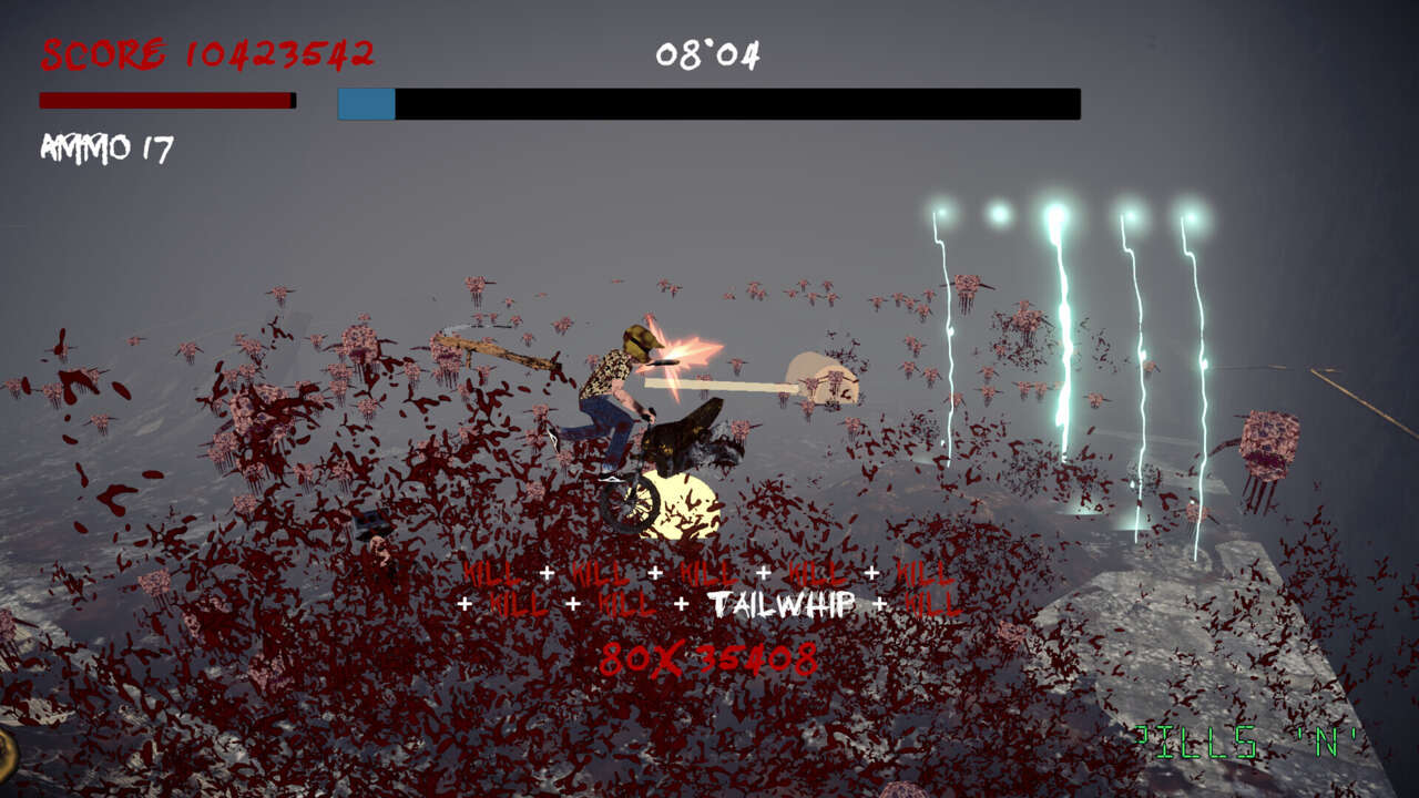 En este shooter roguelite estilo Tony Hawk, te vuelves más fuerte haciendo trucos y matando monstruos