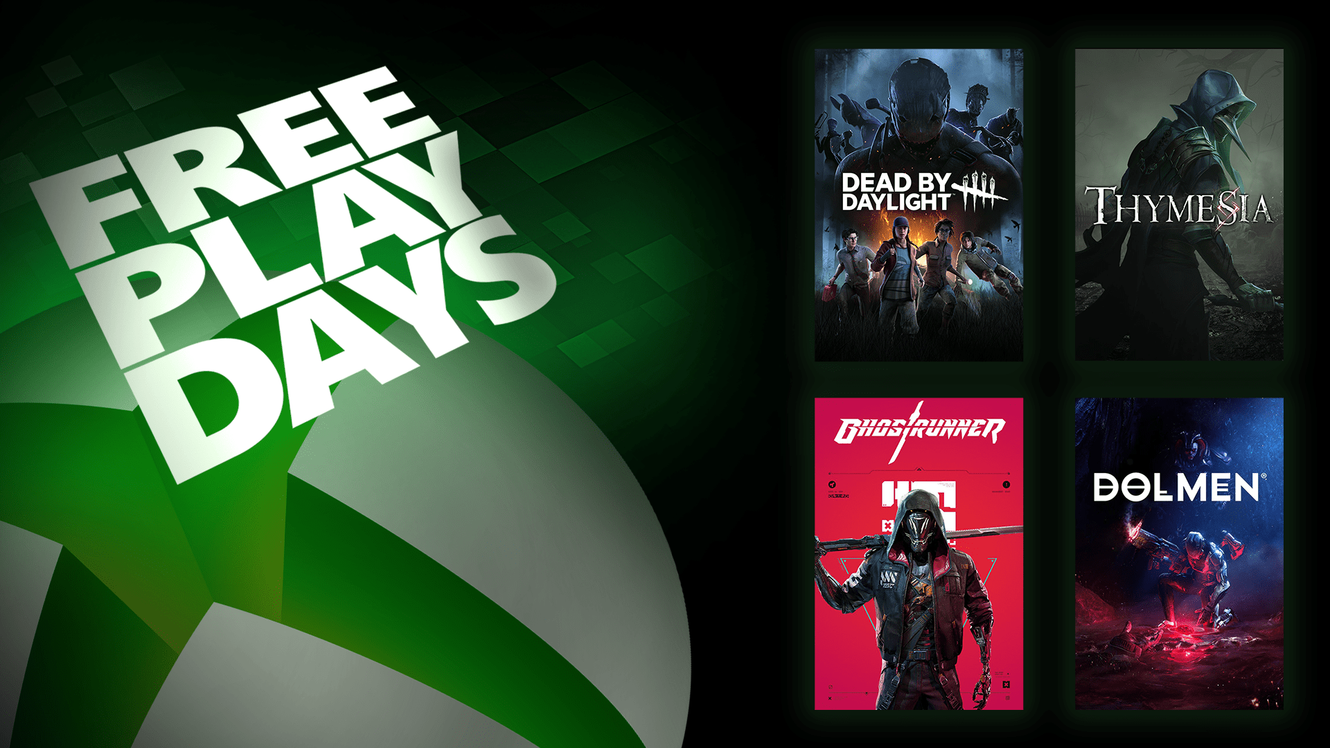 Días de juego gratis: Dead by Daylight, Ghostrunner, Thymesia y Dolmen