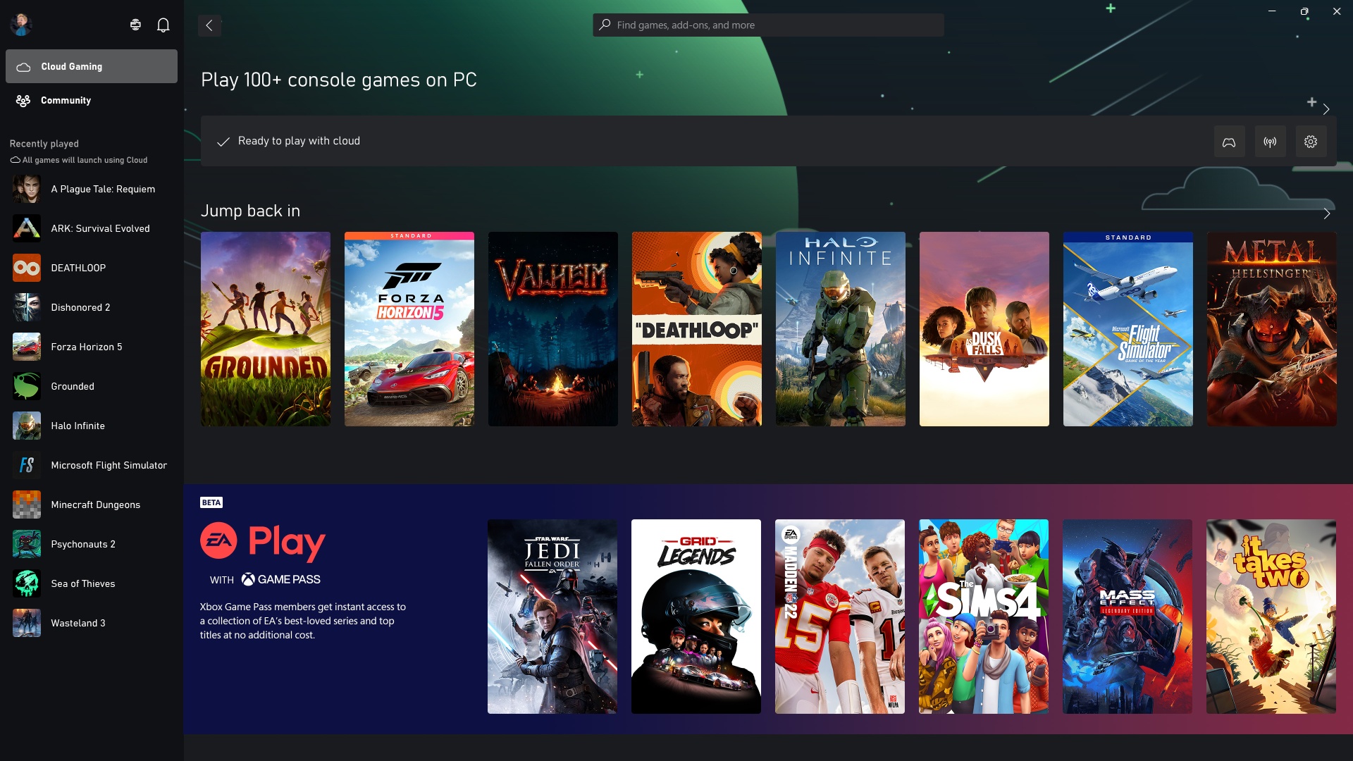 Juega Halo Infinite, Forza Horizon 5 y más juegos desde la nube en más dispositivos a partir de hoy