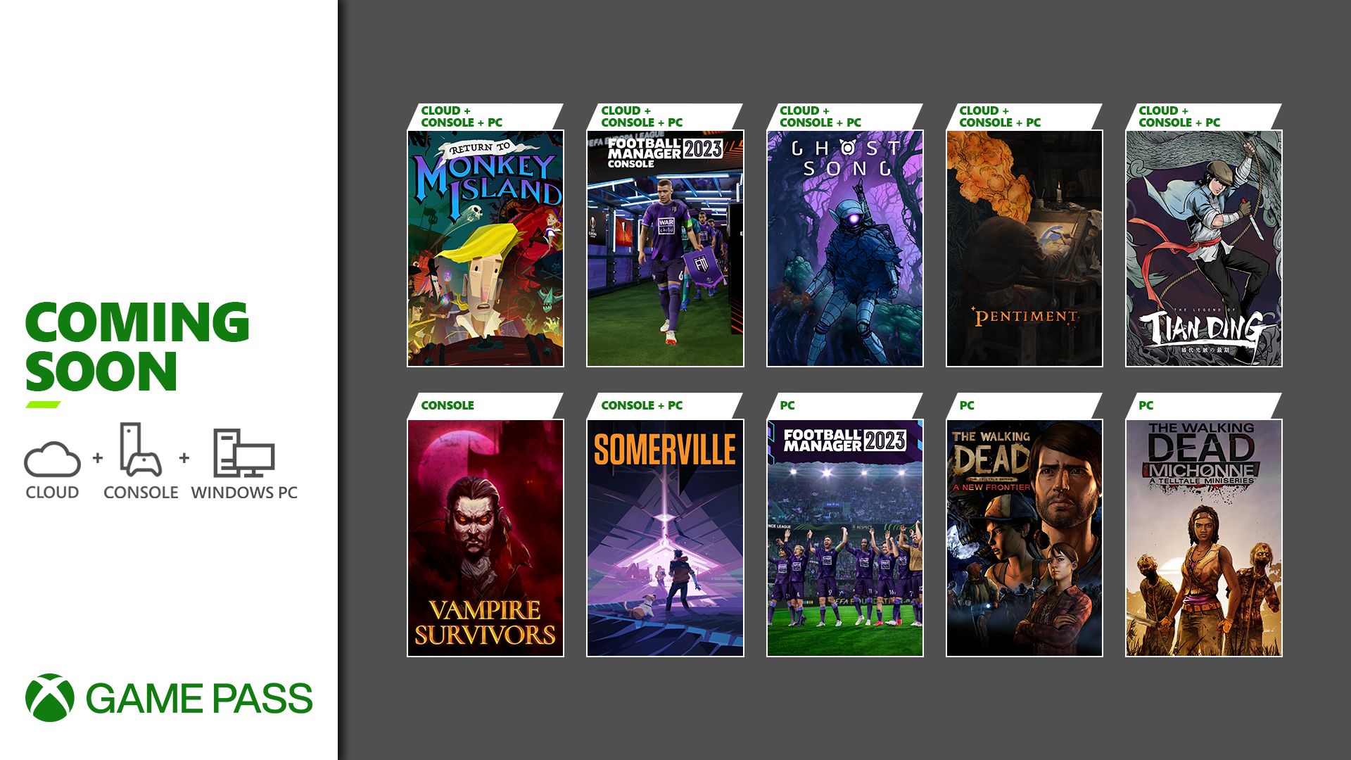 Próximamente en Xbox Game Pass: Pentiment, Football Manager 2023, Somerville y más