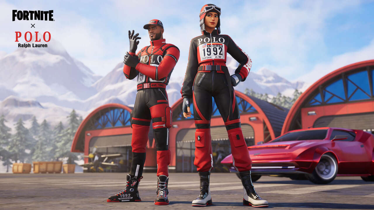 El crossover de Polo Ralph Lauren de Fortnite lleva Racing Chic a Battle Royale