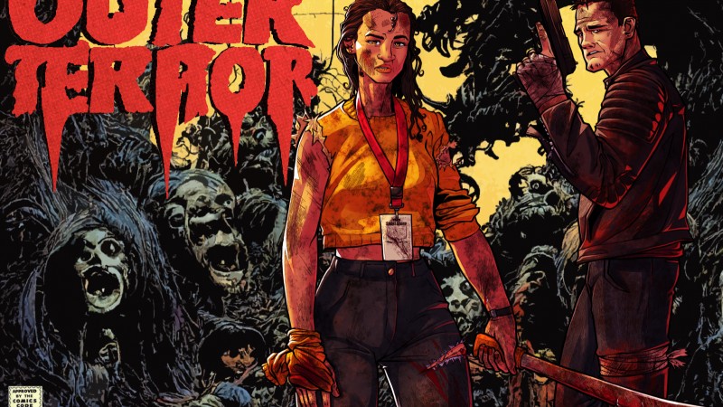 Outer Terror, un infierno de balas arcade que rinde homenaje a las películas de terror de serie B, llegará pronto a PC