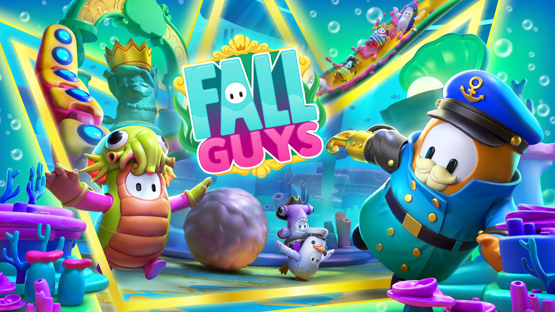 Sumérgete en Sunken Secrets en la última temporada de Fall Guys