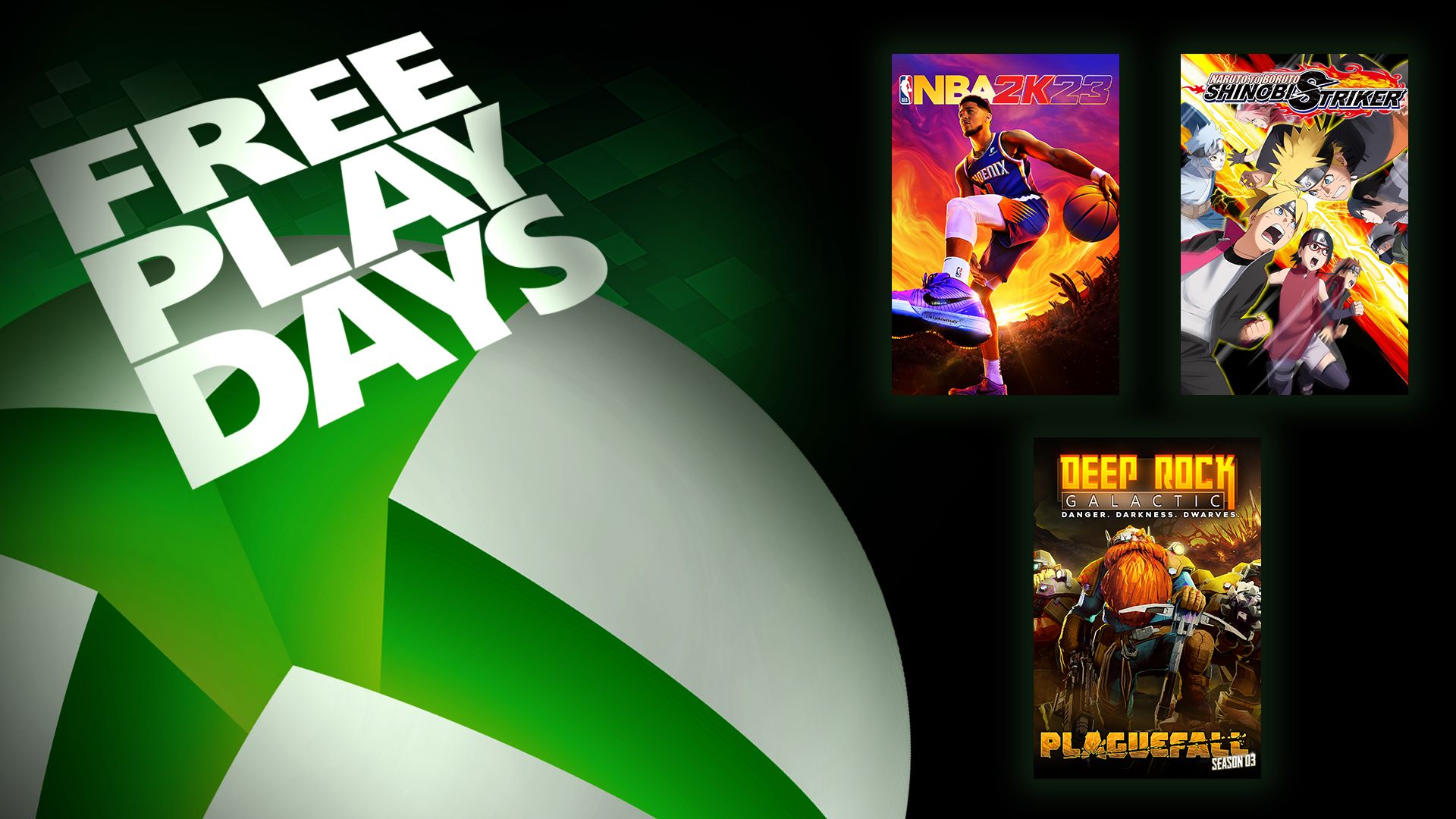 Días de juego gratis: NBA 2K23, Naruto to Boruto: Shinobi Striker y Deep Rock Galactic
