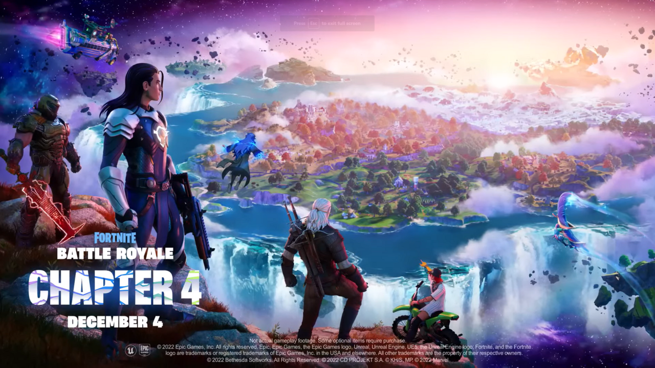 Hora de inicio del capítulo 4 de Fortnite: ¿cuándo volverán a funcionar los servidores de Fortnite?