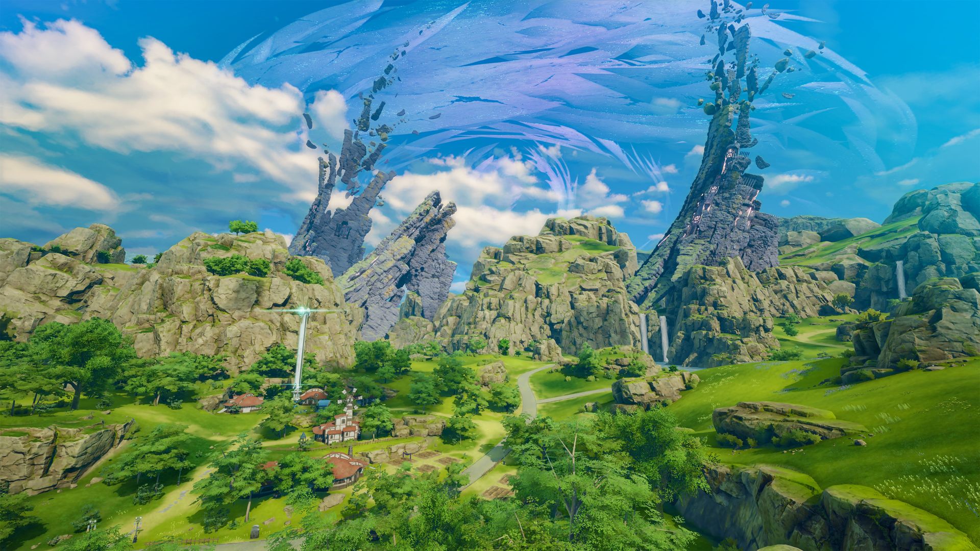 Captura de pantalla del protocolo azul