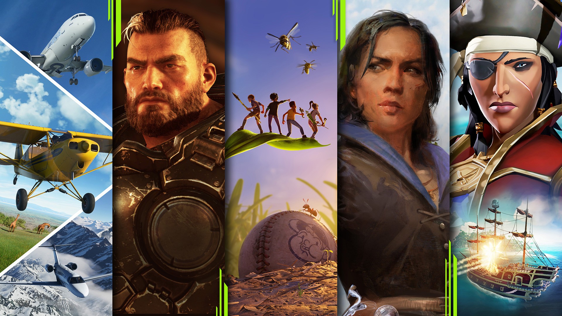 Activo de montaje de Xbox Game Pass