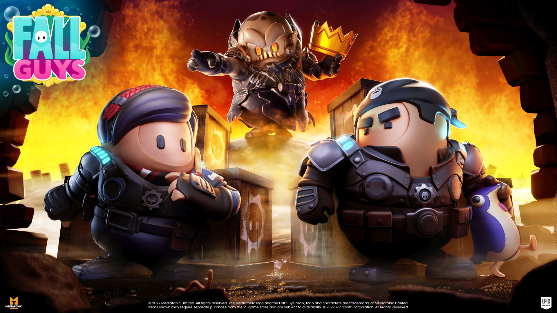 Fall Guys x Gears of War Crossover debuta esta noche en The Game Awards