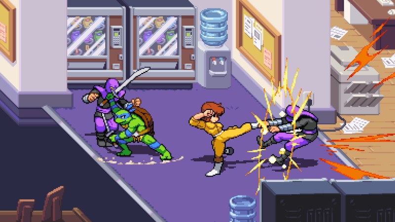 La nueva actualización TMNT: Shredder's Revenge presenta un modo Arcade personalizado, filtros CRT y VCR, y más