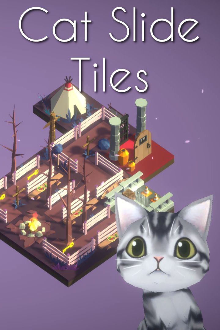 Azulejos de tobogán de gato - Arte de caja