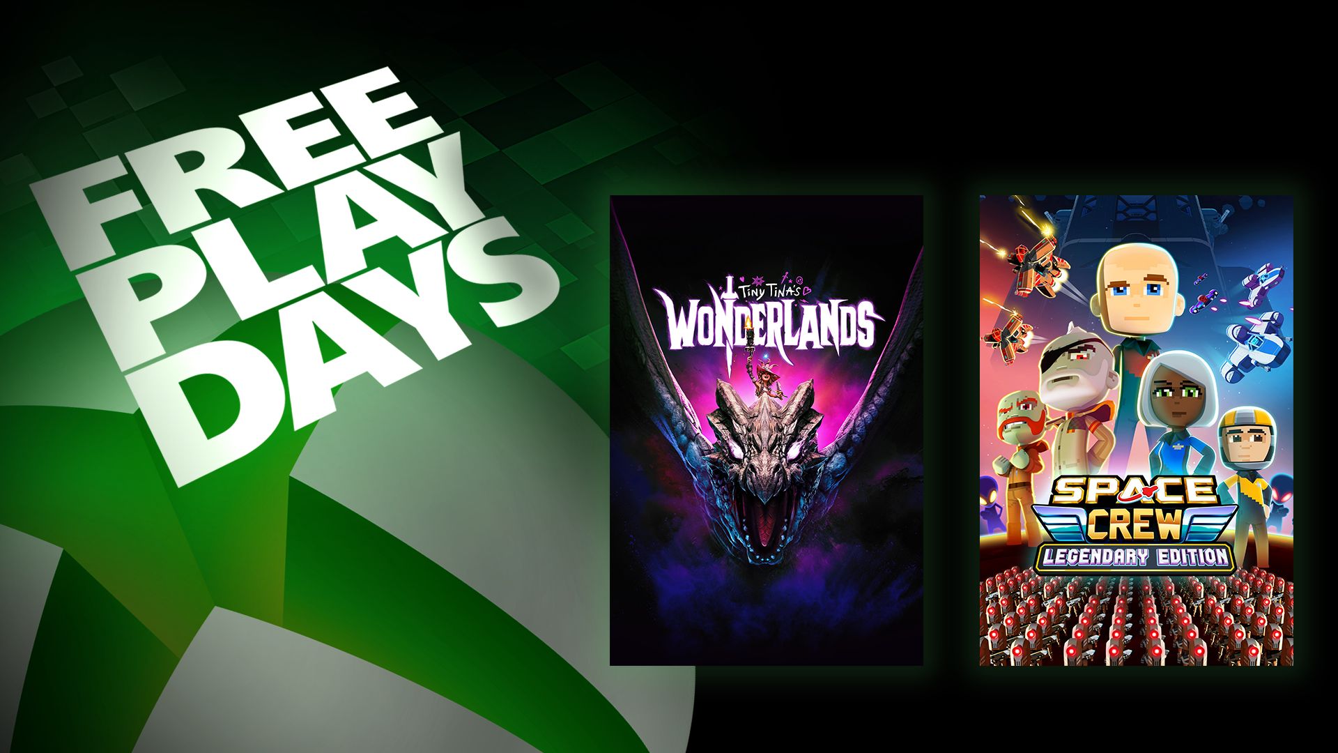 Días de juego gratis: edición legendaria de Tiny Tina's Wonderlands y Space Crew