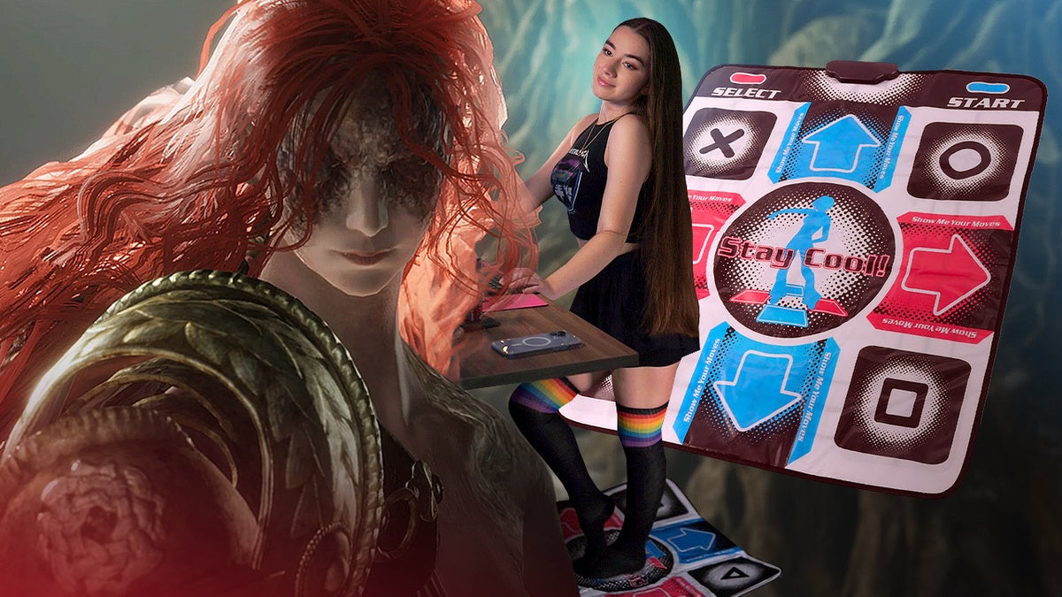 Elden Ring Streamer MissMikkaa derrotó simultáneamente a dos Malenias con un Dance Pad y un controlador