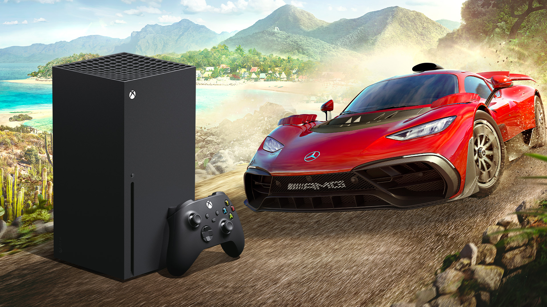 Impulsa tu aventura con el paquete Xbox Series X y Forza Horizon 5 Premium Edition