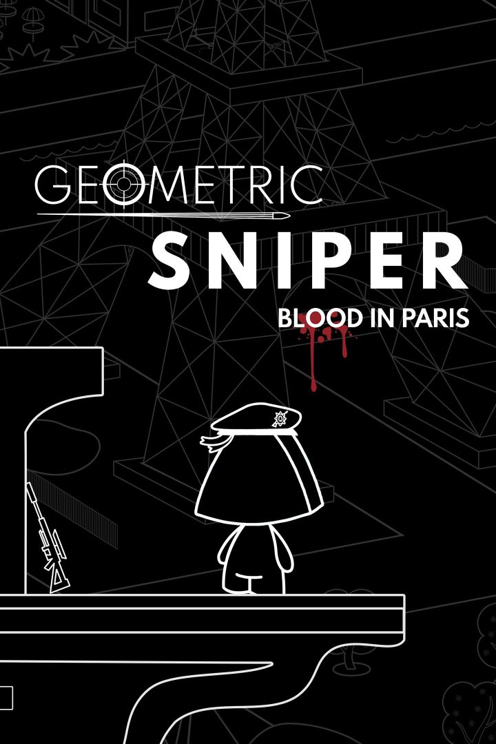 Francotirador geométrico: arte de caja de sangre en París