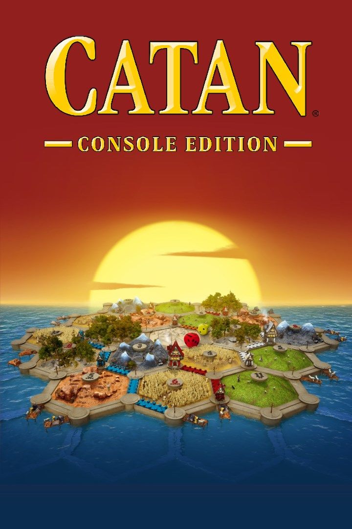Catan: Arte de la caja de la edición de consola