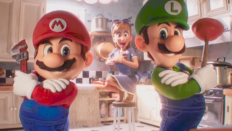 La película Super Mario Bros. obtiene su propio sitio web y comercial de plomería