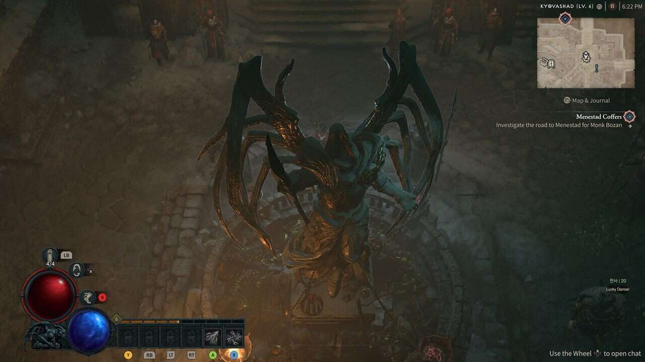 Diablo 4 - Cómo aumentar la dificultad del nivel mundial