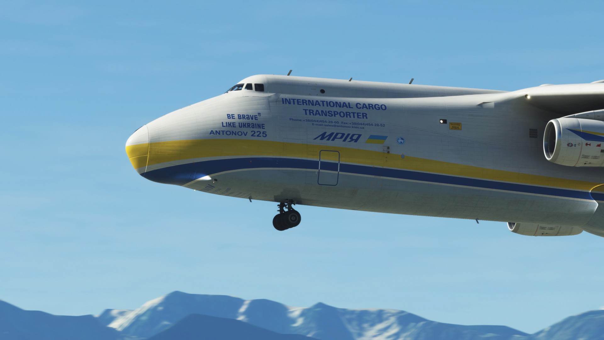 Microsoft Flight Simulator - Antonov An-225 “Mriya” Captura de pantalla