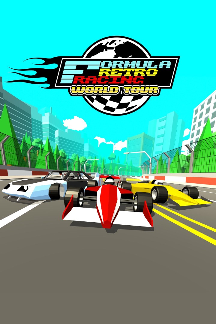 Arte de caja de carreras retro de fórmula
