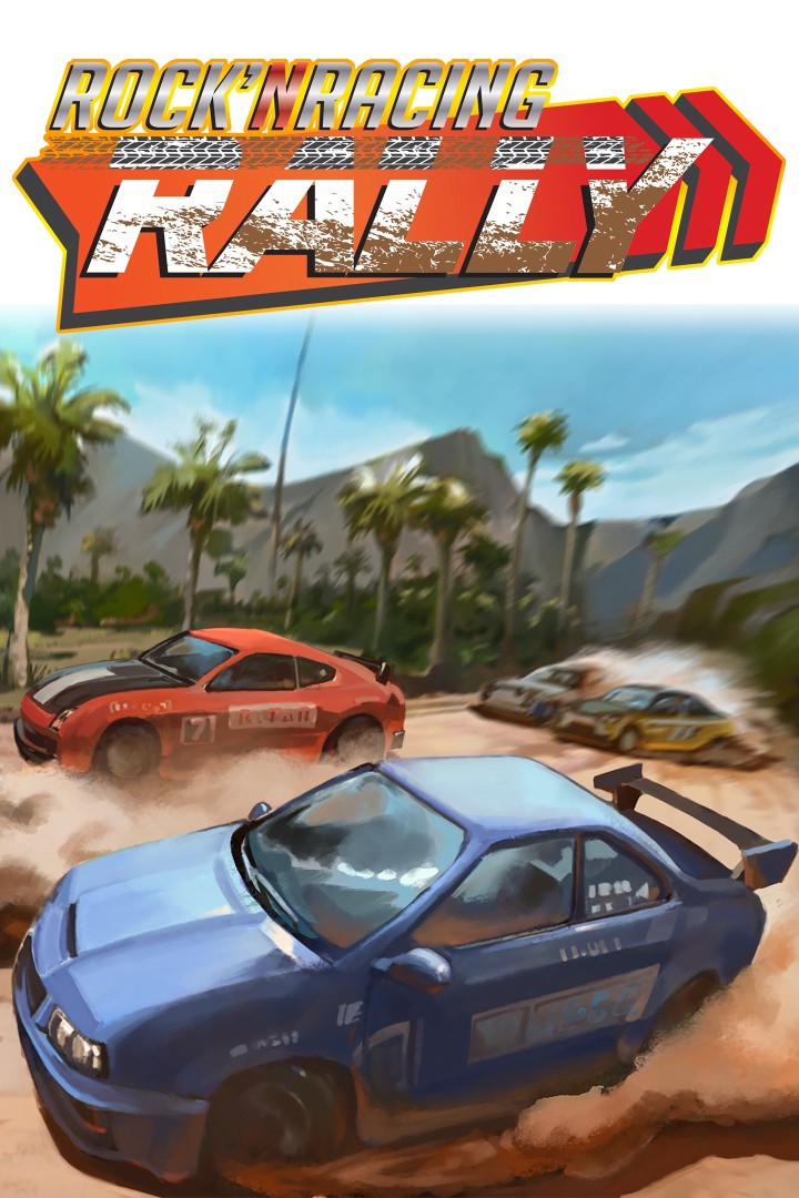 Arte de la caja de carreras de Rally Rock