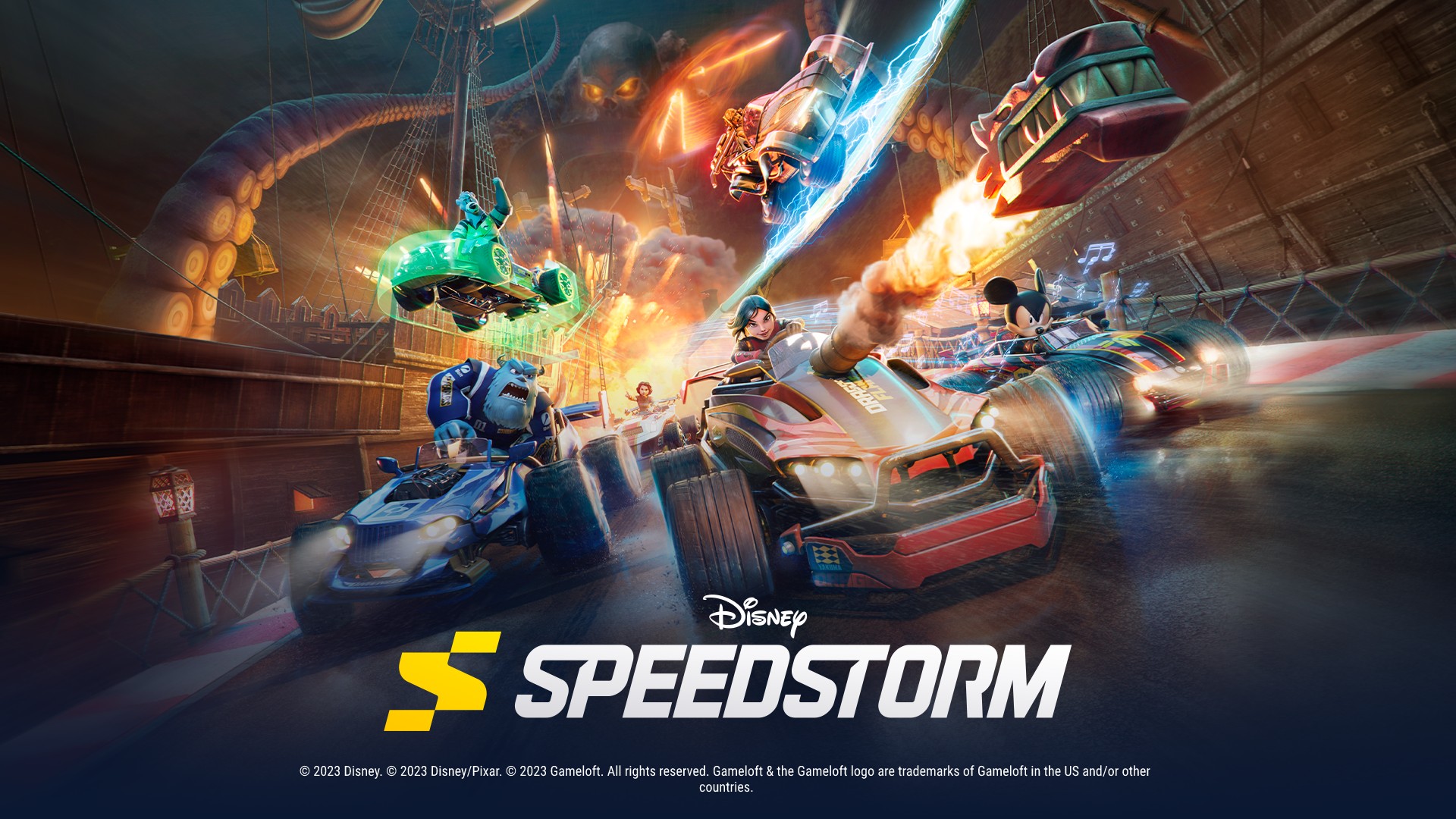 Disney Speedstorm llega hoy al acceso anticipado en Xbox con el modo multijugador local con todas las funciones