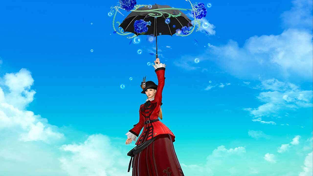 Esta montura de $24 de Final Fantasy 14 te convierte en Mary Poppins