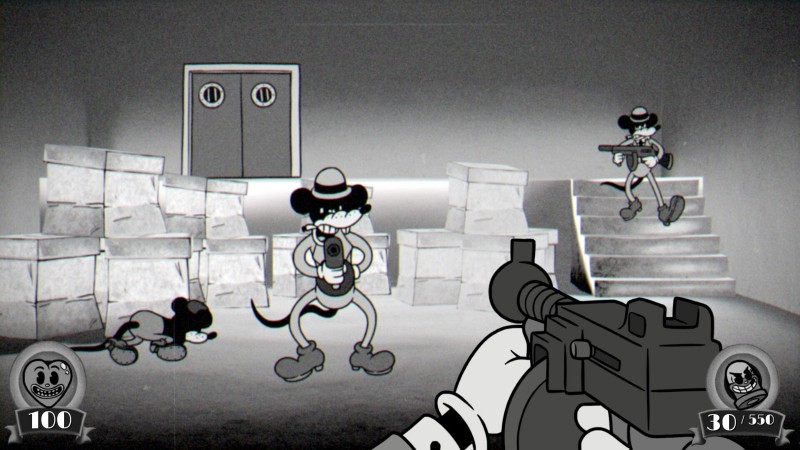 Mouse es un juego de disparos retro Noir inspirado en dibujos animados clásicos