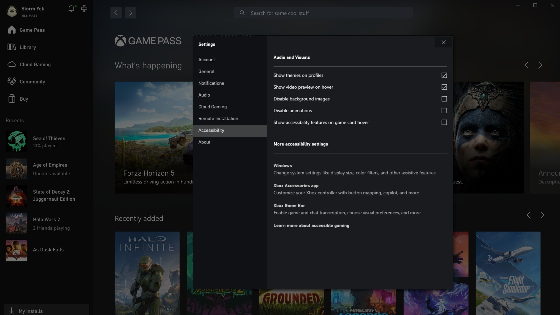 Actualización de abril de 2023 de la aplicación Xbox
