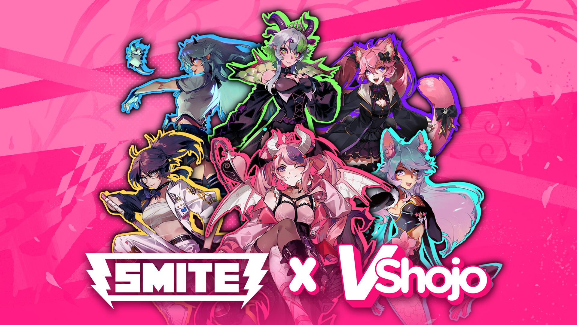 Los VTubers de anime de VShojo luchan contra los dioses en el crossover más nuevo de Smite