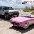 Conduce el Corvette rosa de Barbie en Forza Horizon 5 | Xbox y Barbie Barbie Forza Hero Image