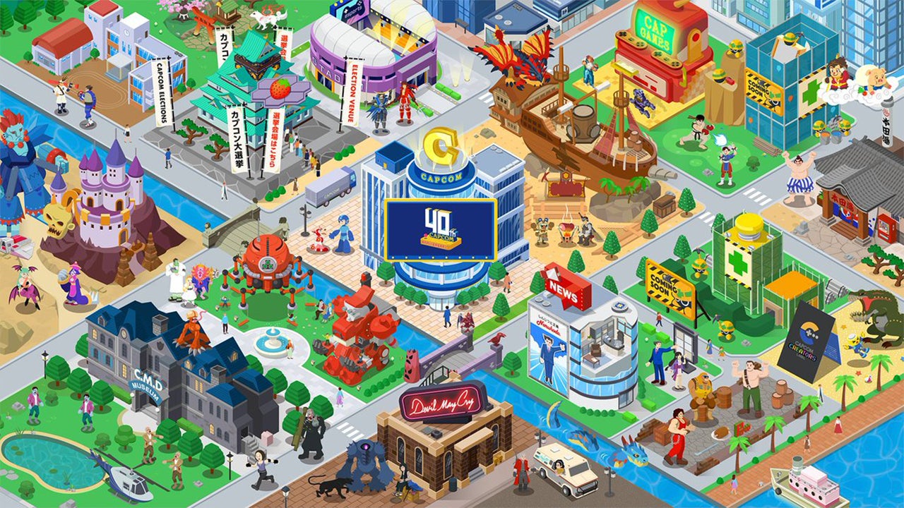 El sitio web del 40 aniversario de Capcom te permite jugar juegos retro gratis